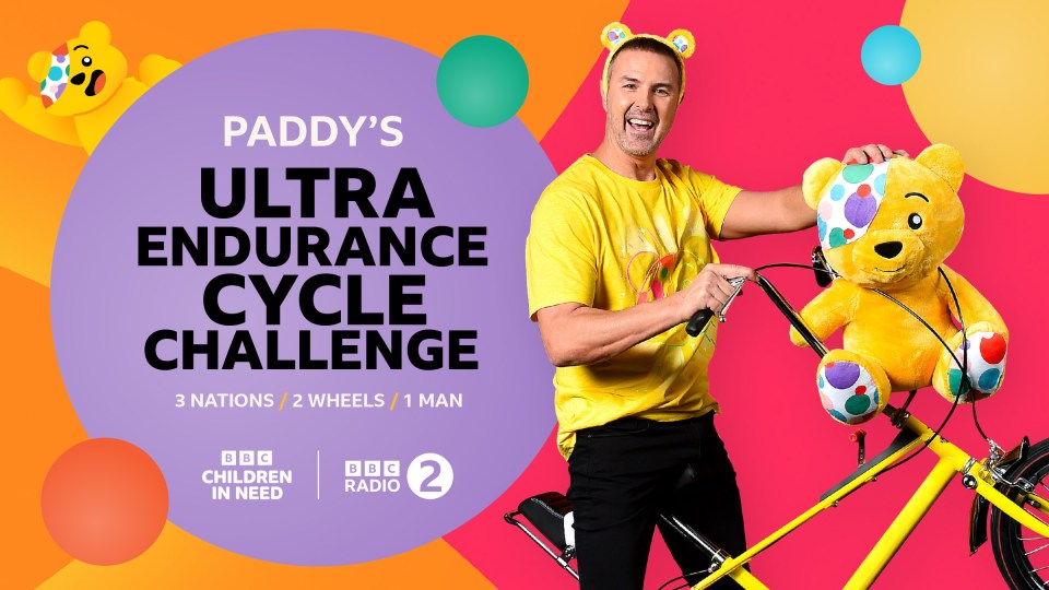 TV favourite Paddy McGuinness is taking on an arduous challenge - for a good cause