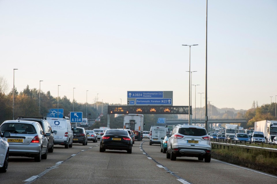 A stretch of the M27 is set to close later this month