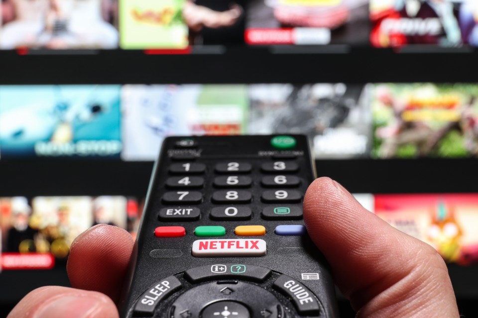 2AB425B Watching Netflix on a smart Television using the Netflix button on a TV remote control