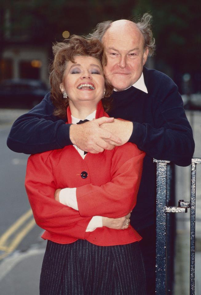 Timothy West with his beloved wife Prunella Scales in the Nineties