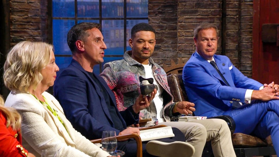 Neville joined the cast of Dragon's Den earlier this year