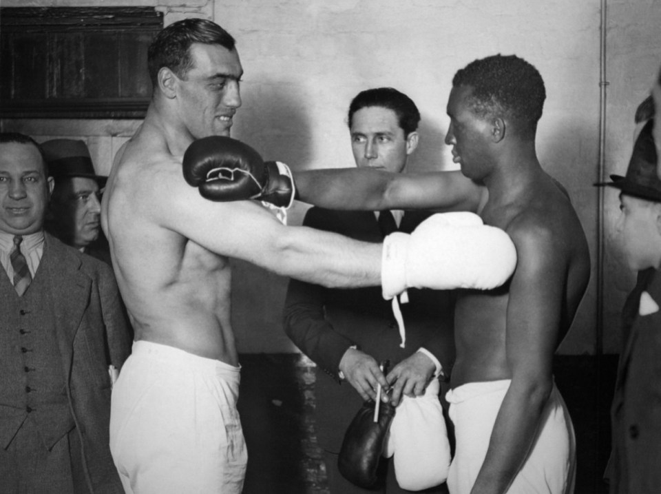 Gains beat the beat Primo Carnera on points in 1932