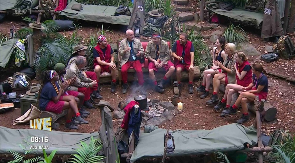 I'm A Celebrity's camp was split into three last night