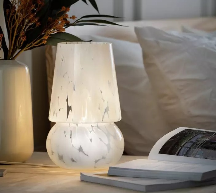 The Habitat Rahnn Confetti glass lamp is £30