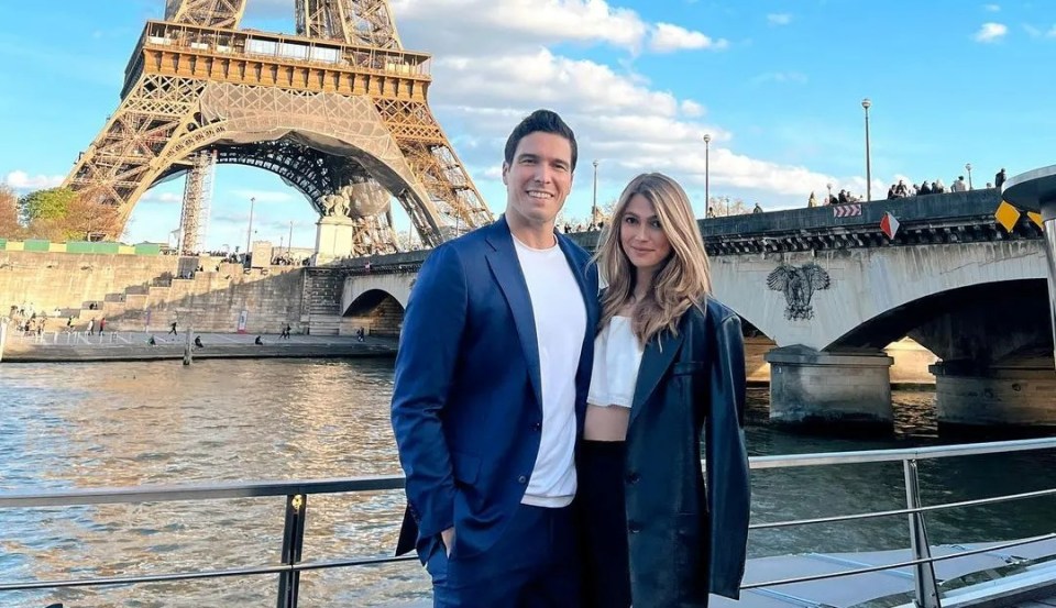 Will with his girlfriend Amanda during a holiday in Paris