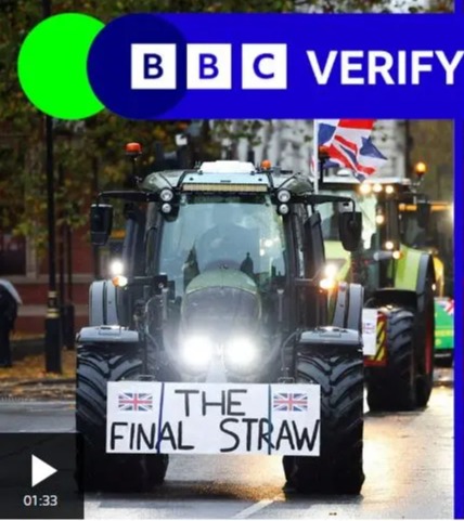 The BBC are meant to report on this stand-off between the Government and the farmers in an unbiased manner