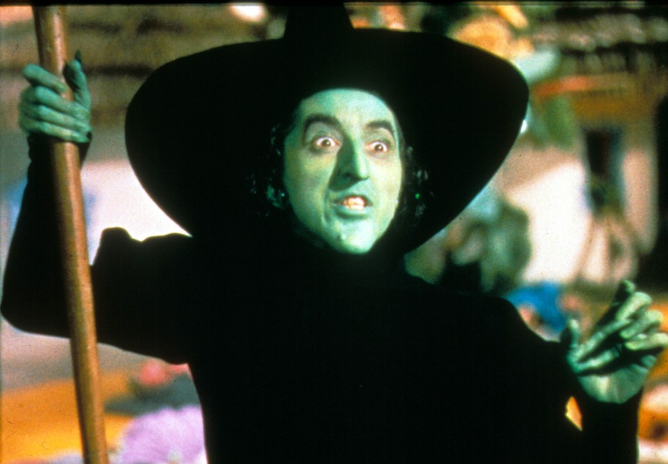 The Wicked Witch was covered in poisonous paint