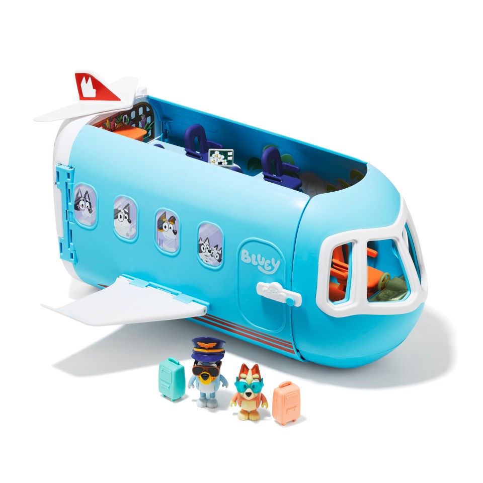 Bluey 3-in-1 plane set, £59.99, Smyths Toys