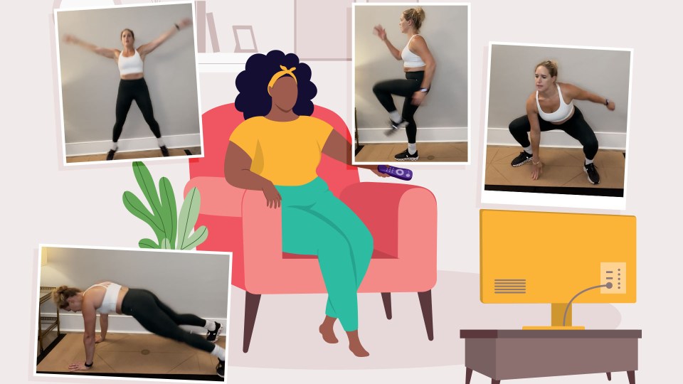 Turn TV ad breaks into a chance to get moving with simple workouts