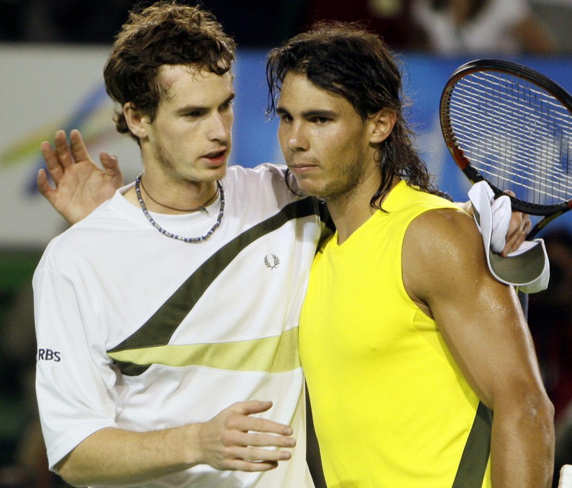 Andy Murray and Rafa Nadal met in their early teens