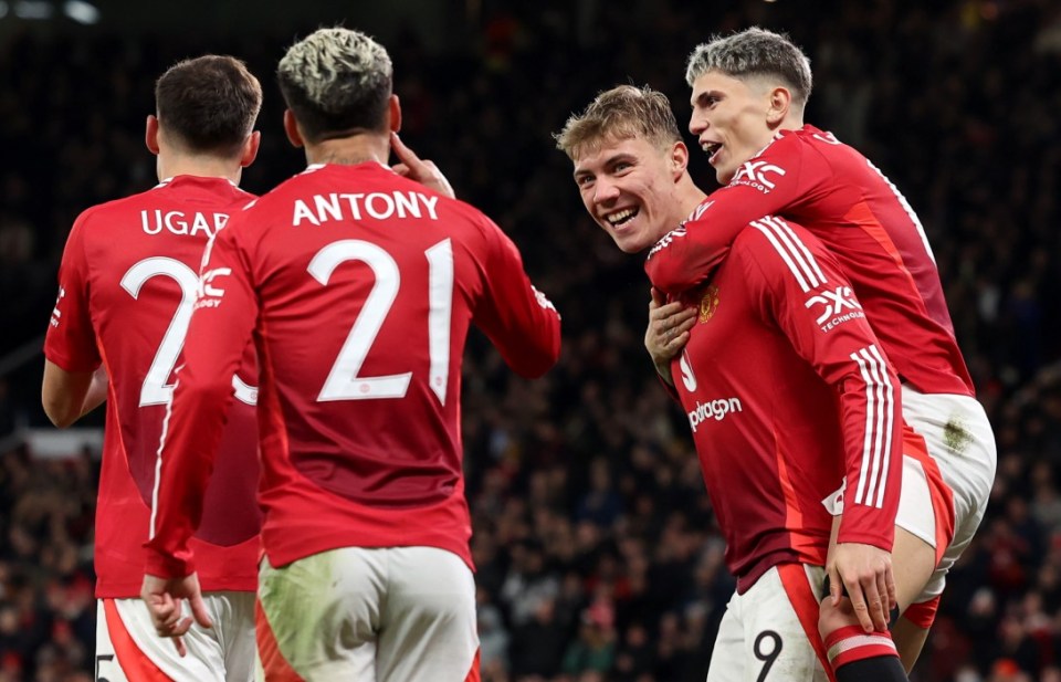 United made it difficult for themselves at times but the forwards finally came through