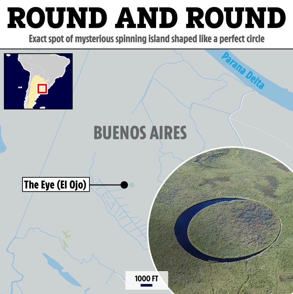 a map of buenos aires shows the eye ( el ojo )