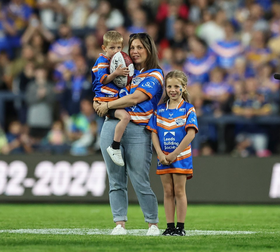 Lindsey Burrow has carried on Rugby star Rob’s legacy, raising MND awareness and supporting their kids with unwavering love