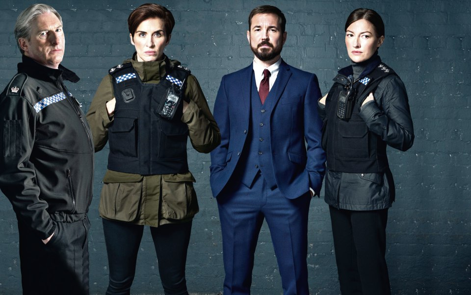 Kelly and her fellow cast members in Line of Duty, which fans would love to see return to our screens.