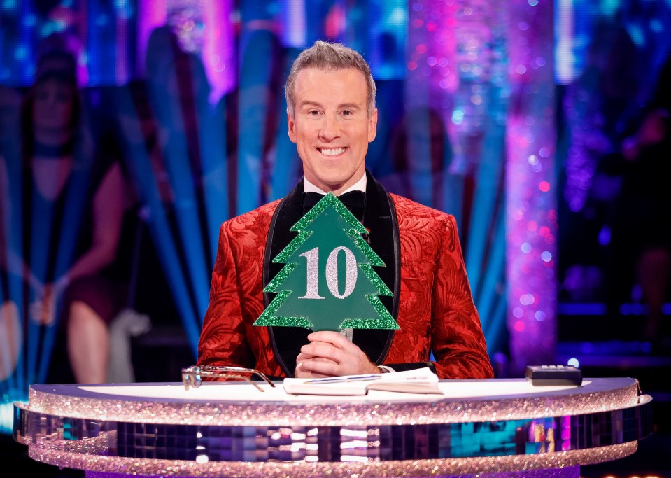 Anton Du Beke will be judging the Christmas special this year