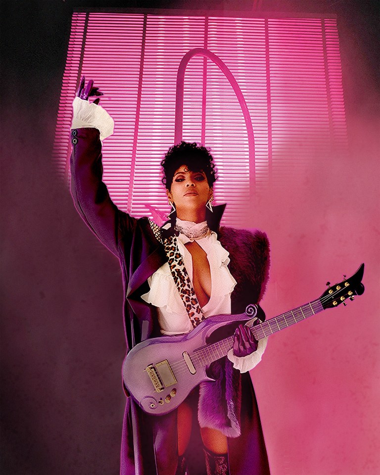 Beyonce looked incredible as she channelled the late pop star from the 1984 Purple Rain film