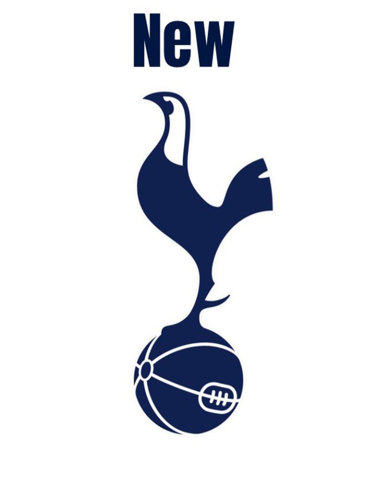 a logo for tottenham hotspur shows a bird on top of a football