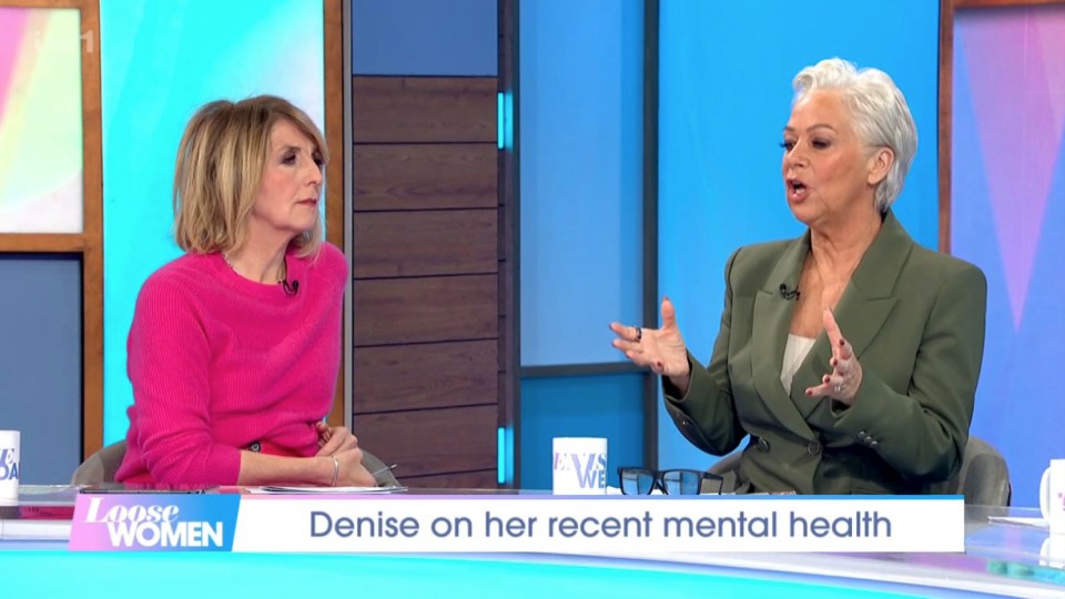 Denise has spoken about her clinical depression before now