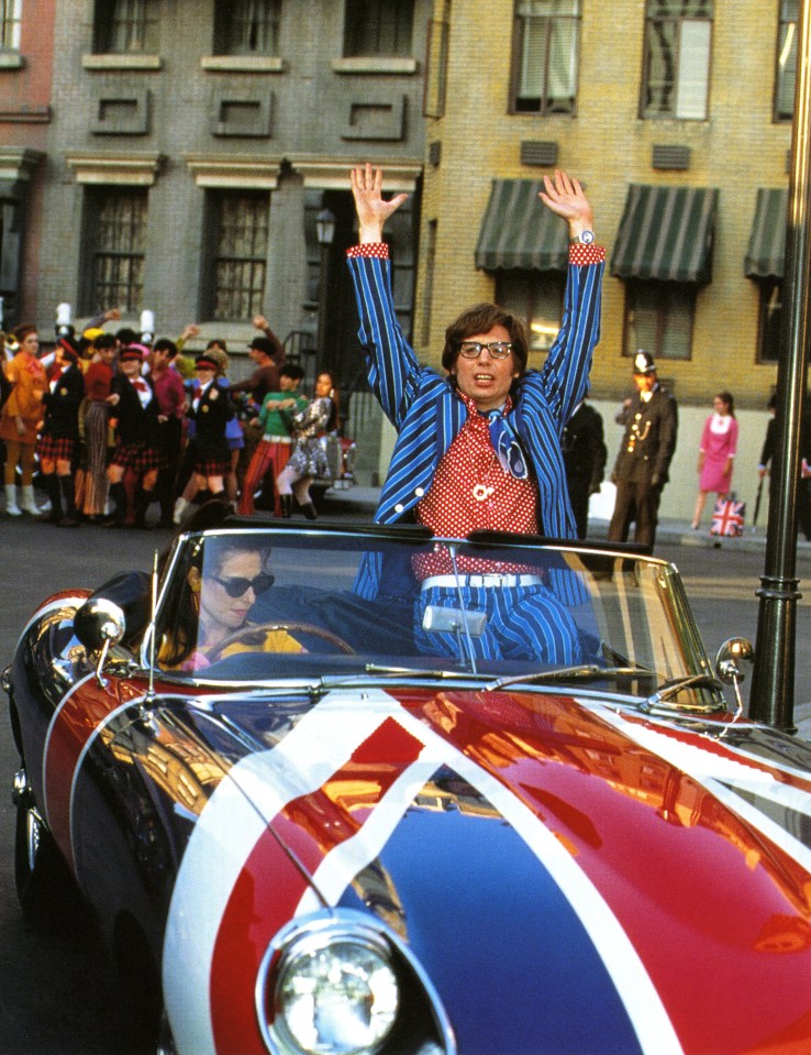 The Austin Powers movie featuring the iconic car