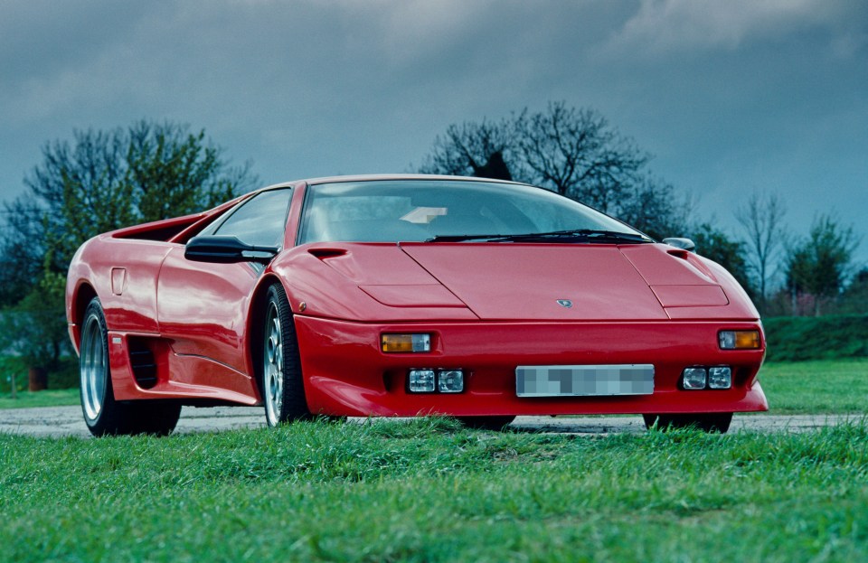 The Lamborghini Diablo, introduced in 1990