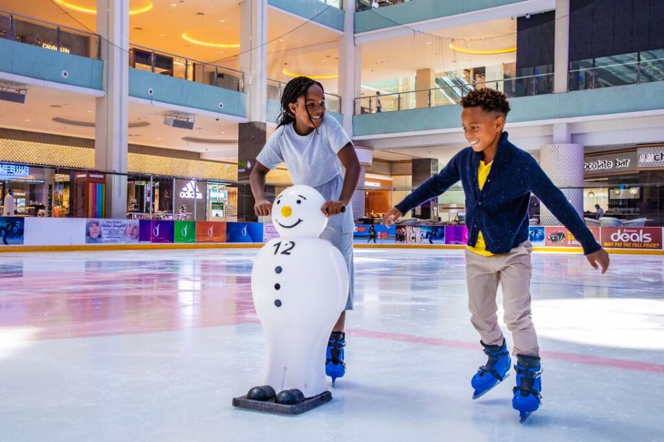 You can still find an ice rink even in Dubai for Christmas