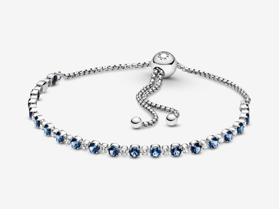 Classic tennis bracelet style