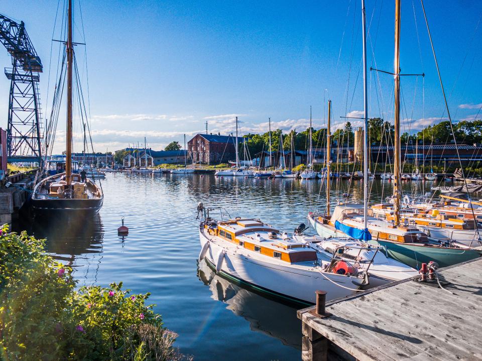 A gorgeous harbour on Suomenlinna island