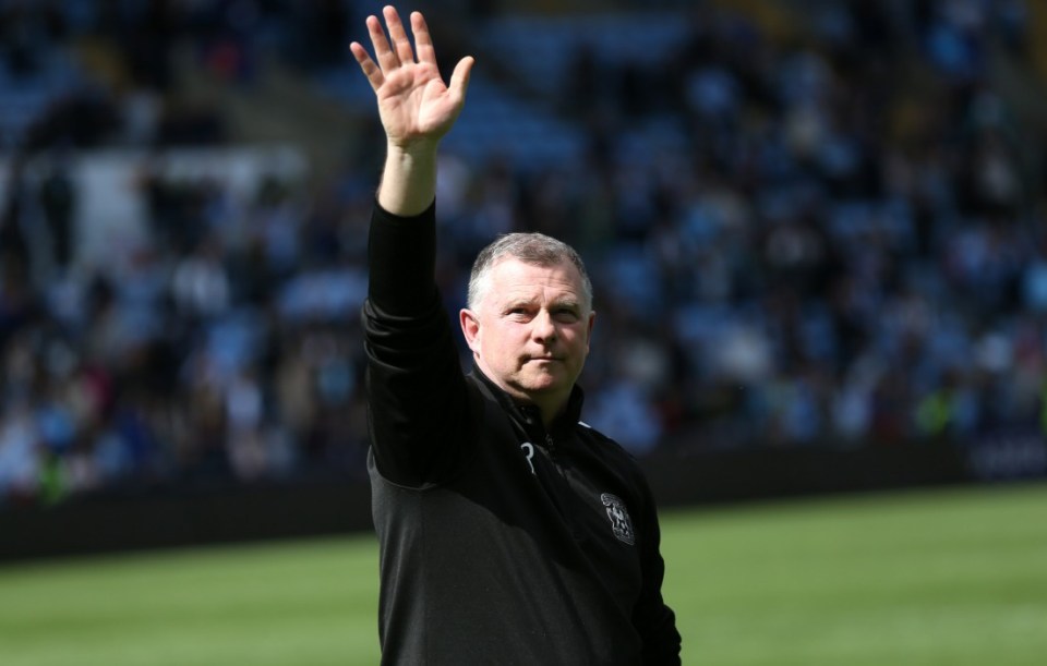 File photo dated 04/05/24 of Mark Robins. Coventry have sacked manager Mark Robins after seven years in charge. Issue date: Thursday November 7, 2024. PA Photo. See PA story SOCCER Coventry. Photo credit should read: Barrington Coombs/PA Wire