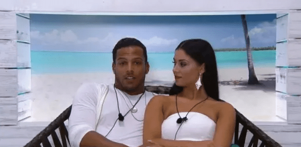 Cally Jane and ex Luis on Love Island in 2015