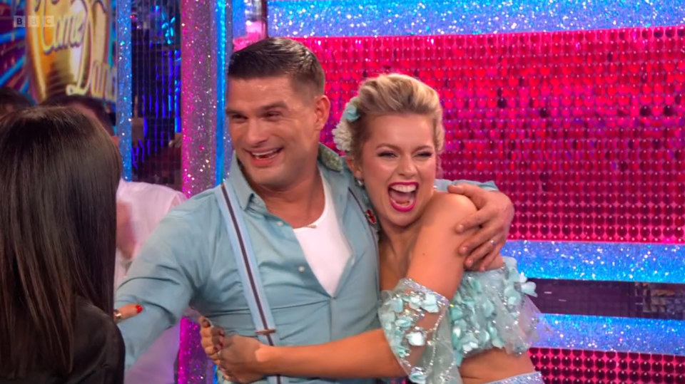 Tasha and Aljaž Škorjanec once again received rave reviews for their dancing skills