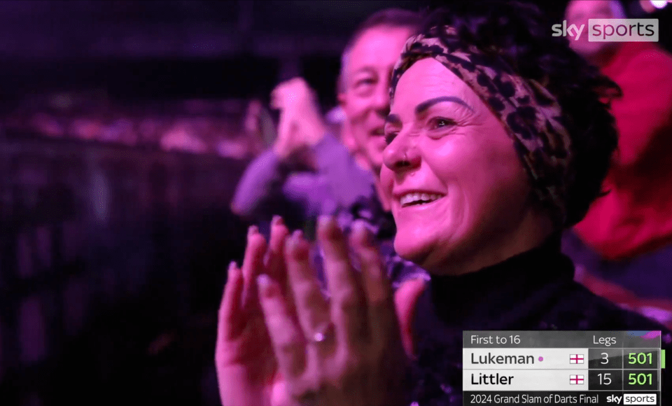 His wife Mel was beaming in the audience as Lukeman enjoyed the moment