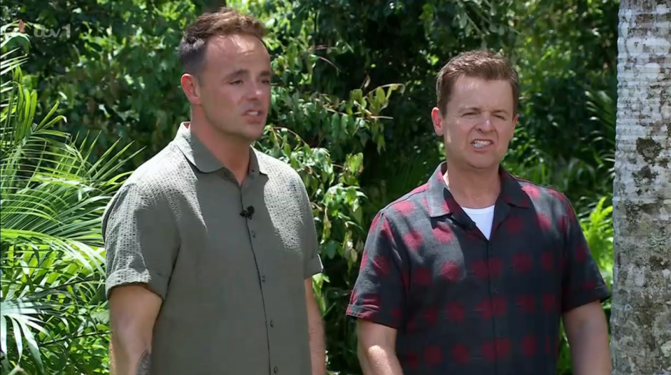 Ant and Dec praised the duo for their efforts in the 'tough trial'