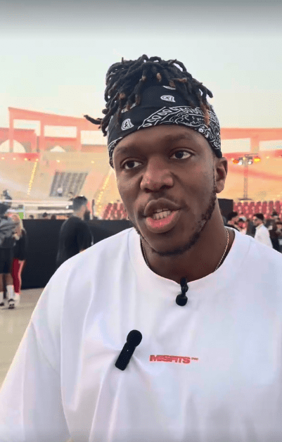 KSI refused to give any hints at his next fight