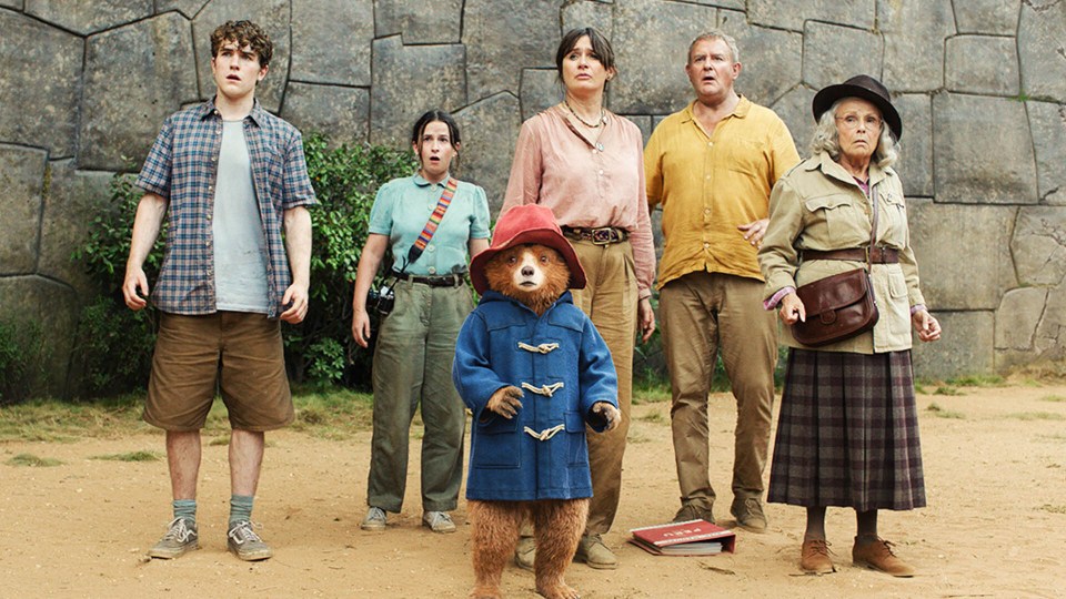 Paddington with the Brown family