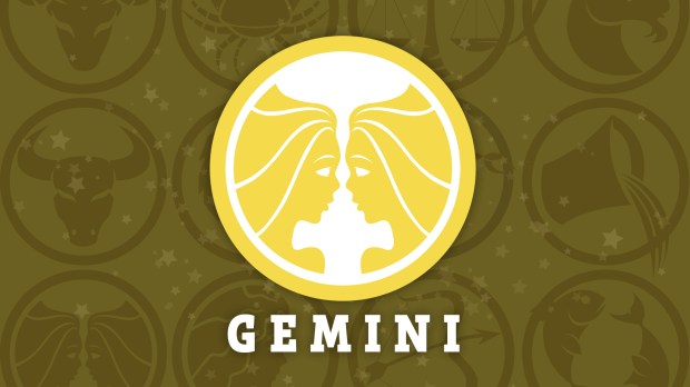 Gemini horoscope symbol.