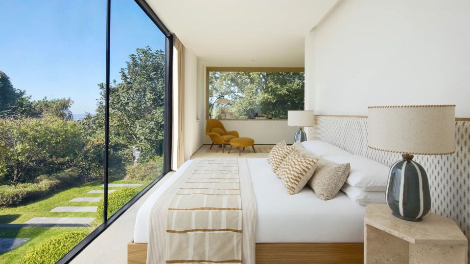 Relax in the zen master bedroom