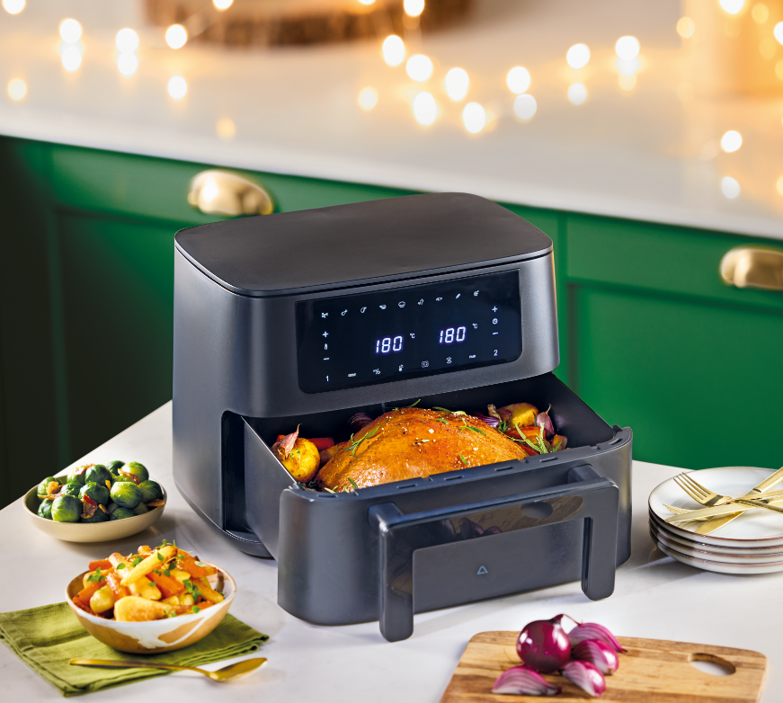 Aldi's XXL Flex Zone Air Fryer is a bargain, just in time for Christmas