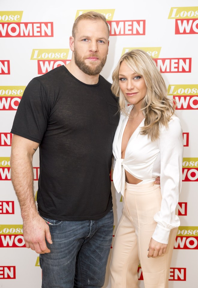 James Haskell has revealed that Chloe Madeley was groped by a rugby legend