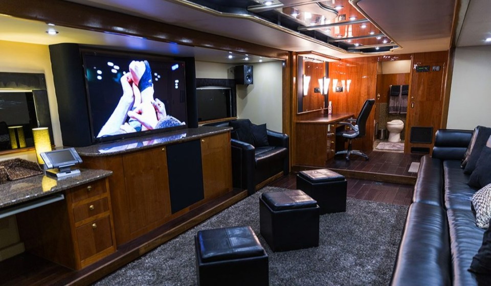 This vast motorhome is owned by none other than Mariah Carey