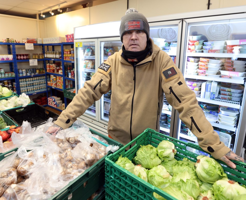 Sean Sidgwick, a staff member at Genesis food Bank run from St Oswald's Church, sees families struggling to provide healthy diets on next to nothing