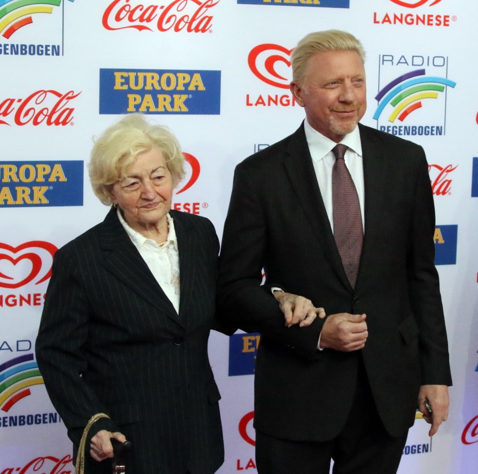 Elvira Becker was known for her unstinting support of son Boris