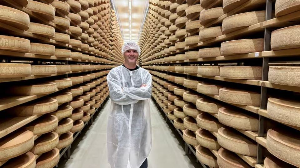 He completed a four-month course run by the Switzerland Cheese Marketing organisation