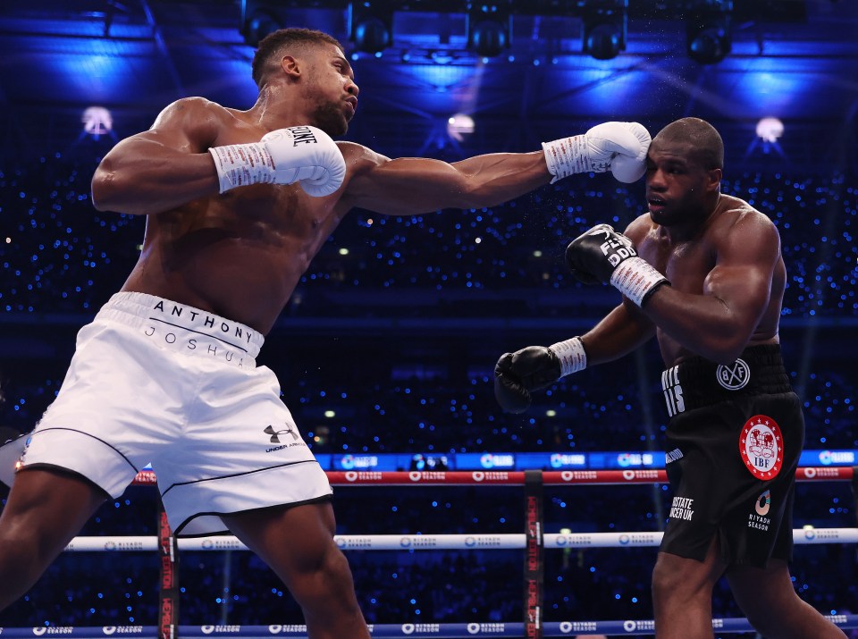 Anthony Joshua was set to rematch Daniel Dubois on February 222