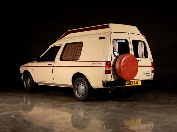 A rare car-turned-camper recently sold at an auction