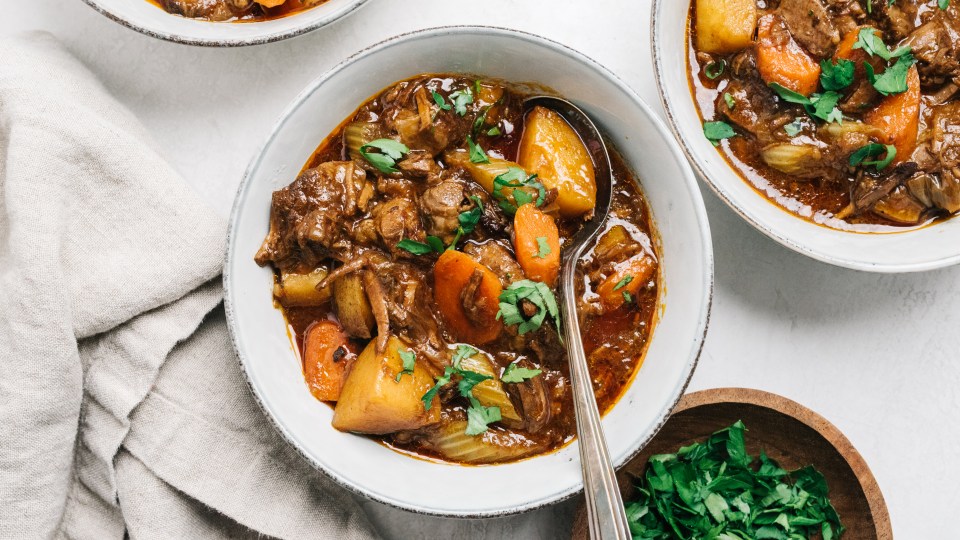 Meat stews are a hearty way to add more protein to the diet