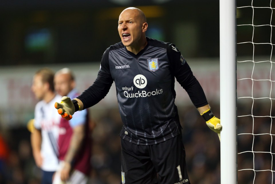 Former Premier League star Guzan played 171 times for Aston Villa