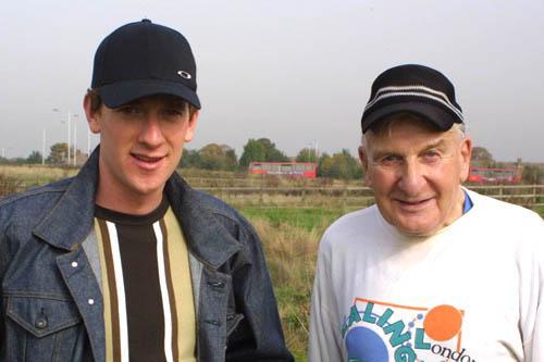 Bradley with Stan Knight, who abused him for three years