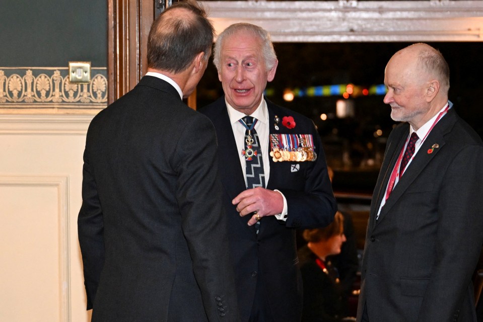 King Charles also attended the event without Queen Camilla