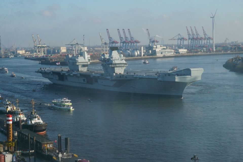 A civilian drone was spotted no closer than 250 metres from HMS Queen Elizabeth