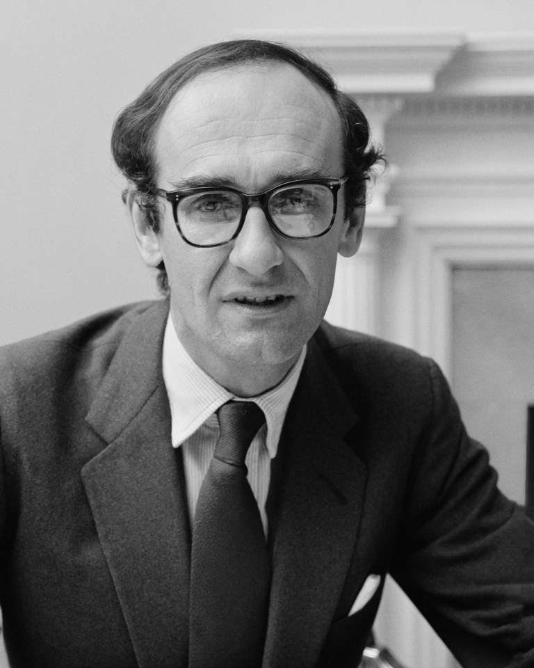 Sir John pictured in his role as trade secretary in 1979